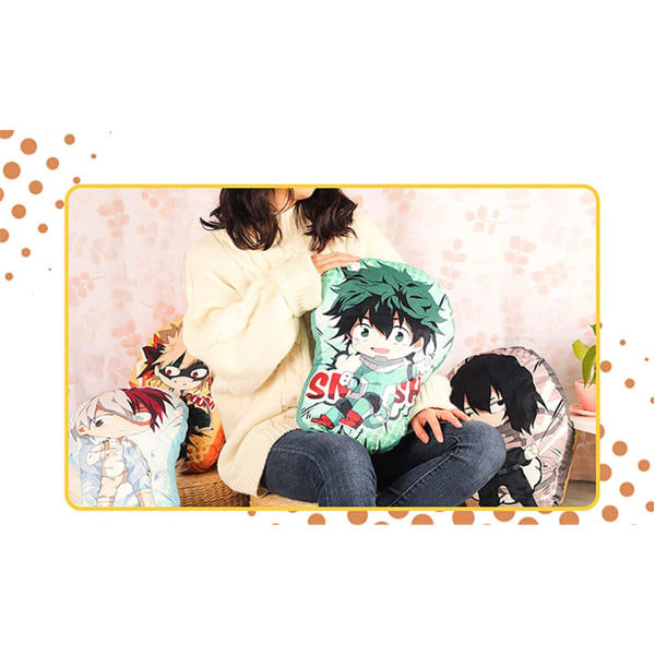 IC My Hero Academia Midoriya Izuku Deku koristeellinen halailutyyny