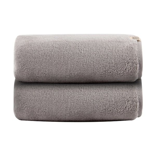 IC Rayon Bambu Bomull Handdukar - Badlakan Set med Handduk grå