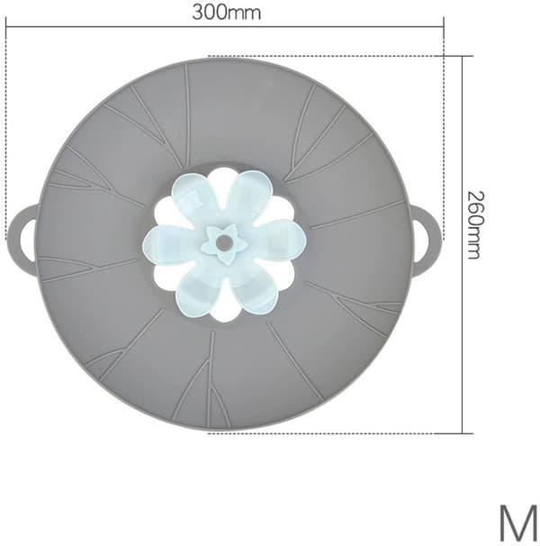 3-pack - storlekar - Silikon - spillsäkra - lock - Silikonlock - Mikrovågssäkra - matlock - Överkokningsskydd - Säkra - mjuka