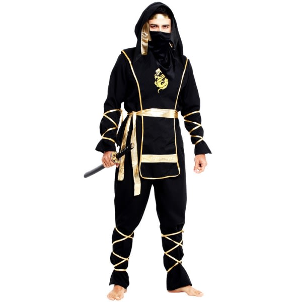 Ninja-asu miehille, Halloween-pukeutumisjuhlat Cosplay S