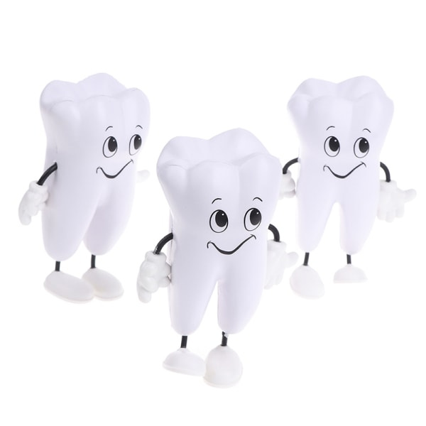 IC Tandfigur Kläm Leksak Mjuk PU Skum Tanddocka Modell Promotion