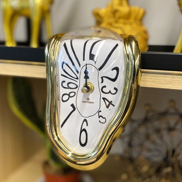 IC 7 tums Smältande Twist Väggklocka Surrealistisk Salvador Dali