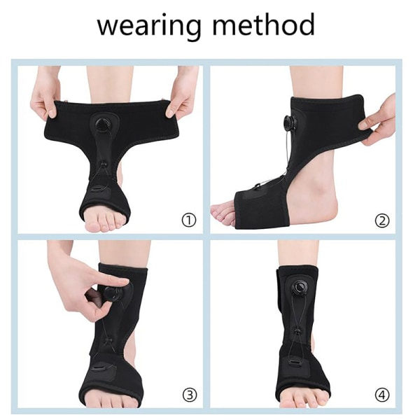 IC Säädettävä Fasciitis Yöjalka Tuenta Ortoosi Tuenta Elasti