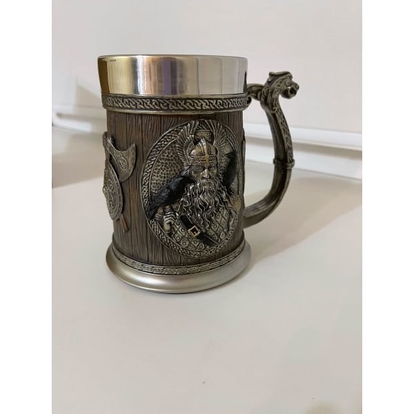 20Oz Viking Thor Mjolnir Drikk/Kaffe Kanne - Odin Vinglas