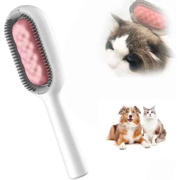 IG Kattborste för långt hår, 4 i 1 Universal Cat Silikonborste,