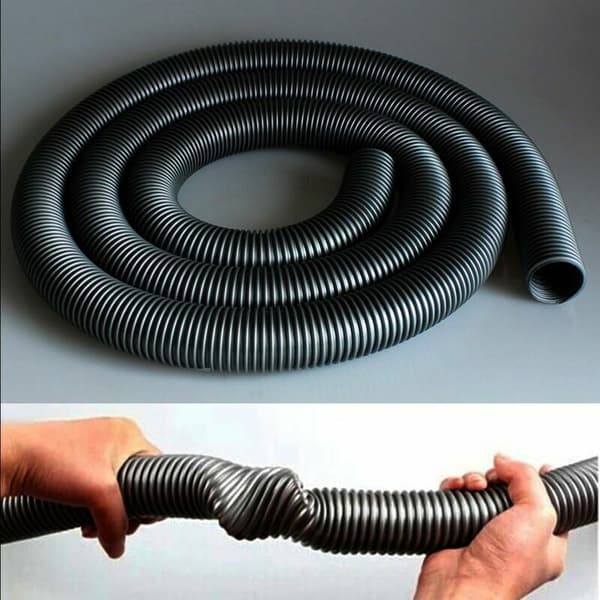 3 meter dammsugarslang, 32 mm flexibel dammsugarslang, svart, en storlek