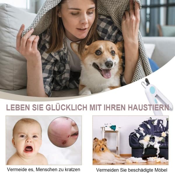 Klosaks med beskyttelse for hund og katt - klosaks Blå