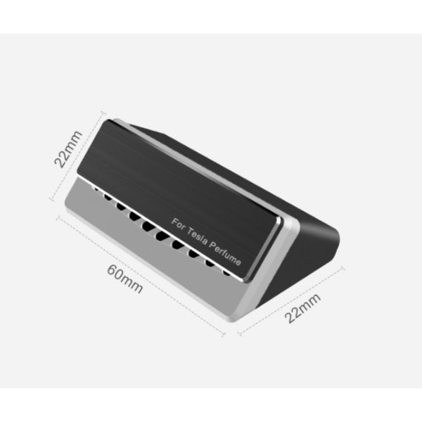 IC Sopiva Tesla Model Y3:lle aromaterapia, auton tuoksu, aromatiset autotarvikkeet, sisustus (punainen),