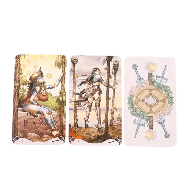 IC Fantasy Tarotkort Engelskt Bordsrollespill Spådomsprofet Multifarget Onesize