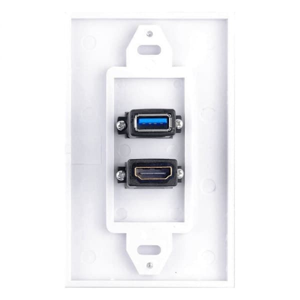 IC 4x2-portinen HDMI+USB 3.0 -seinäliitäntä