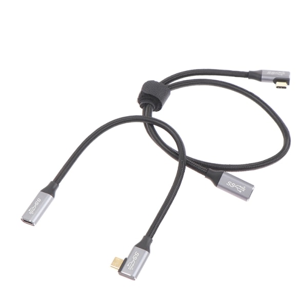 IC 100W Gen2 Type-C USB 3.1 naar USB-C Man Verlengkabel Data 0.25M