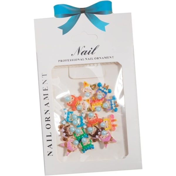 IC 1 laatikko Kynsikoristeet Kynsikoristeet Kynsivarusteet Glittertarrat 3D Manikyyri Helmi Kynsikoriste