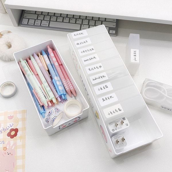 IC Datakabel förvaringsbox Desktop Small Box Laddare U Disklåda A3