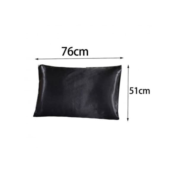2-pack Satäng Kuddfodral i Siden Satin Kuddfodral A