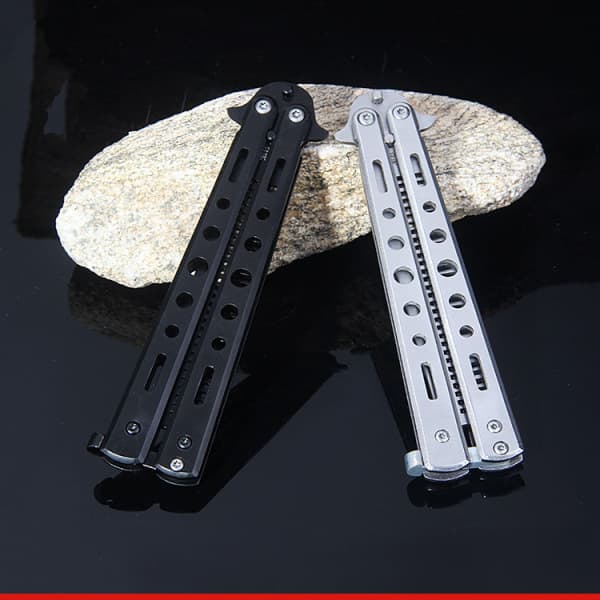 IC Butterfly Comb, sammenleggbar treningskam i metall