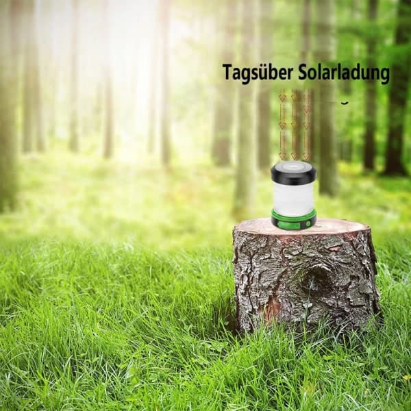 IC NOE LED campinglampe sammenklappelig solcampinglygte