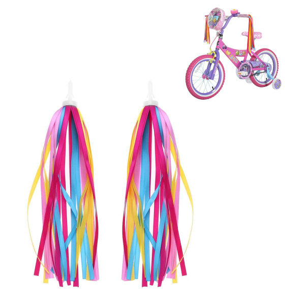IC 1 par Barn Cykel Tofs Band, Barn Scooter Styre Streamers Cykelgrepp Band Baby-Multicolor