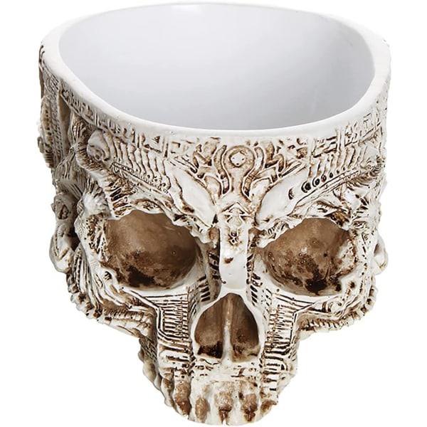 IG Skull Planter udskårne hjerter skelet blomsterpotter have