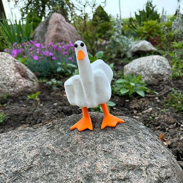 IC Nya Duck You Kreativa Långfinger-Ankprydnader