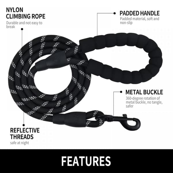 150cm - Reflective - Dog Leash - Nylon Leash - Suitable - Large - Small - Dogs - Dog Line - With - Handle
