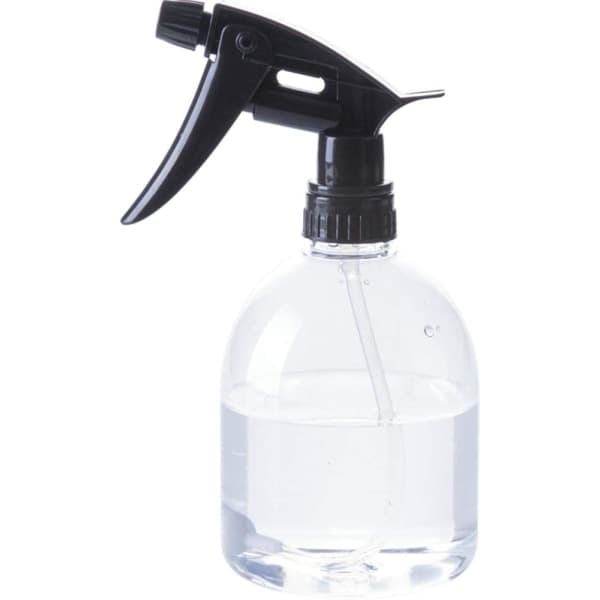 12-pack läskflaskor av klart glas Tom sprayflaska av plast med spraymunstycke för hemträdgård