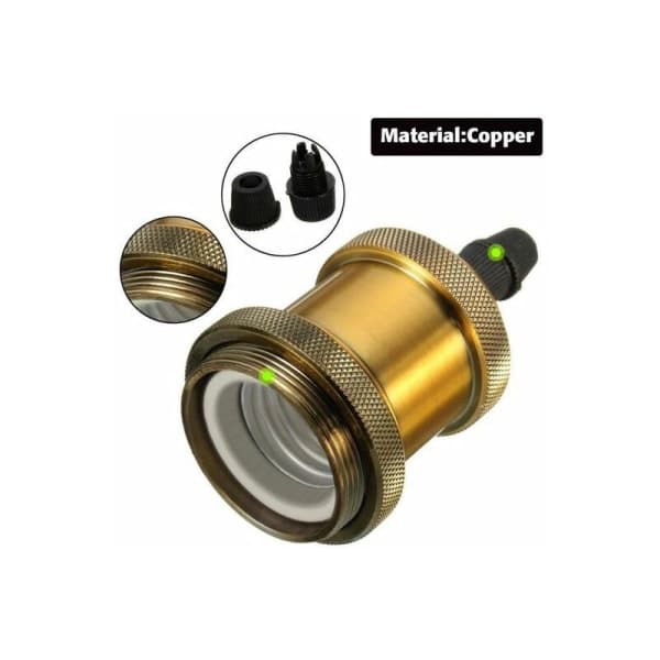 IC 5-pack Edison Vintage lamphållare E27 lampa adapter retro