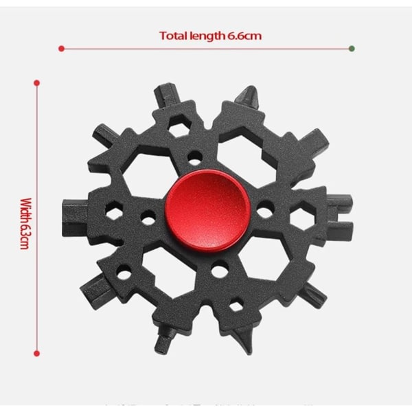 IC Snowflake Monitoimityökalu 22-I-1 Snowflake Standard Monitoimityökalu