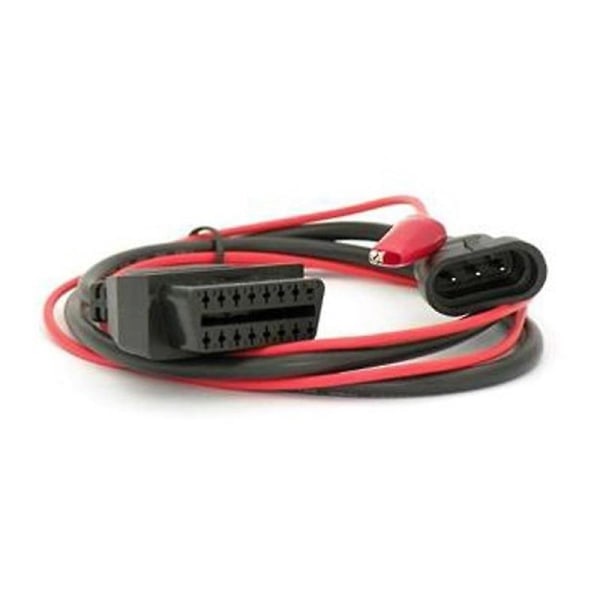 Til Fiat 3-polet Alfa Lancia til 16-polet Obdii Obd2 Obd-ii Adapterkabel Bilkabel Obd til Fia Sort ingen