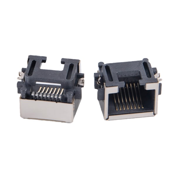 IC 10 stk RJ45 nettverk Ethernet hunn SMT SMD 8P8C hunn J