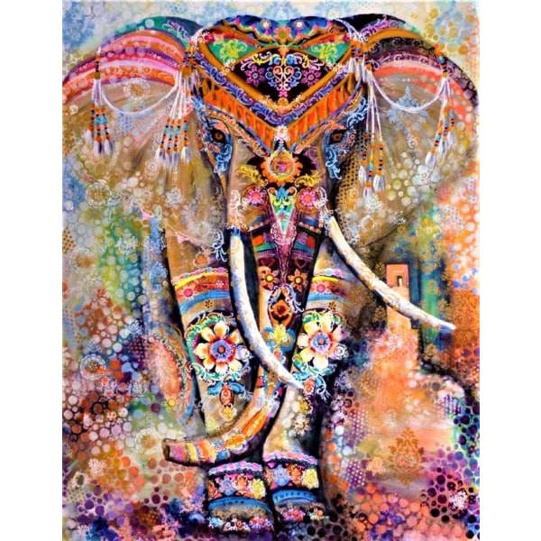 Diamantmaleri - elefant
