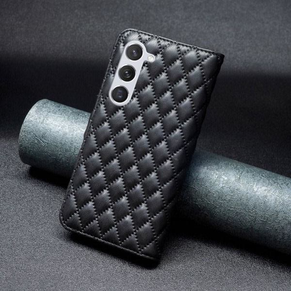 IC Samsung Galaxy S23 Etui Diamant Tekstur Sort