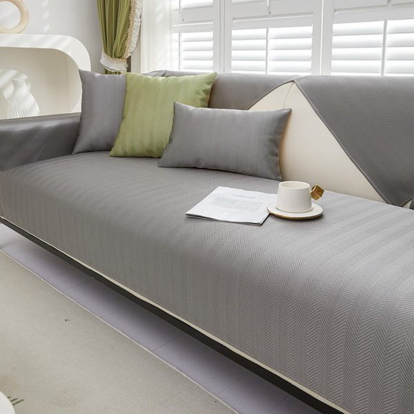 IC Issilke Sofa Dyna Halkfri med Ryglæn Blød Dyna Mørkegrå 110*160cm
