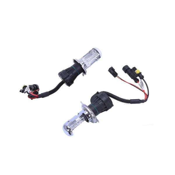 IC 2x Pære Auto HID Bi-xenon Stråle Høy / Lav Pære H4 (55w, 6000k)