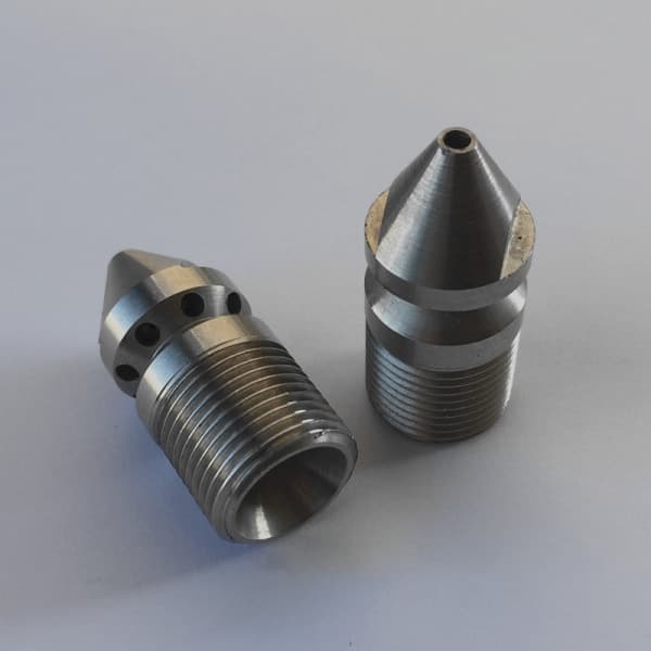 IC High-pressure cleaner drain/sewer cleaning nozzle 9 Jet 3/8\"