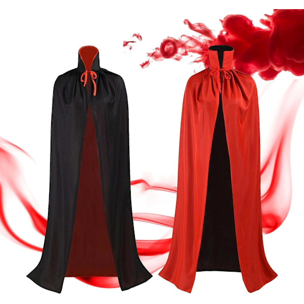 Halloween-viitta, viitta cosplay-viitta rekvisiitta halloween-naamiaisiin Stand collar 140