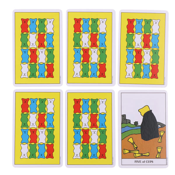 IC Gummy Bear Tarotkort Oracle Cards Party Prophecy Divination B Multicolor one size