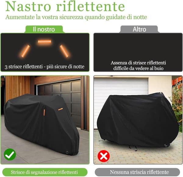 Premium Cover - Tricycle - Full Coverage - Protection - Tricycle - with - Lock Hole - Storage Bag - 1 - 3 - Bikes - Suitable