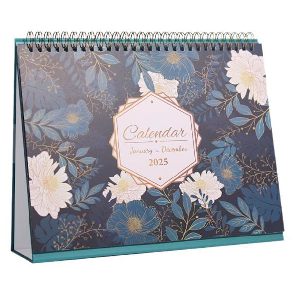 2025 Amazon Engelsk version skrivbords kalender stans kort kalender studie plan skrivbords kalender Model A (2025)