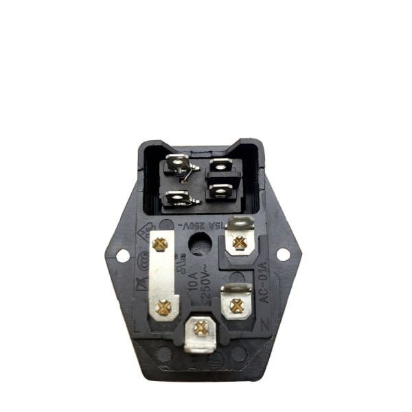 IC AC-01A 3-i-1-virtakytkin sulakkeella ja ruuvinrei'illä