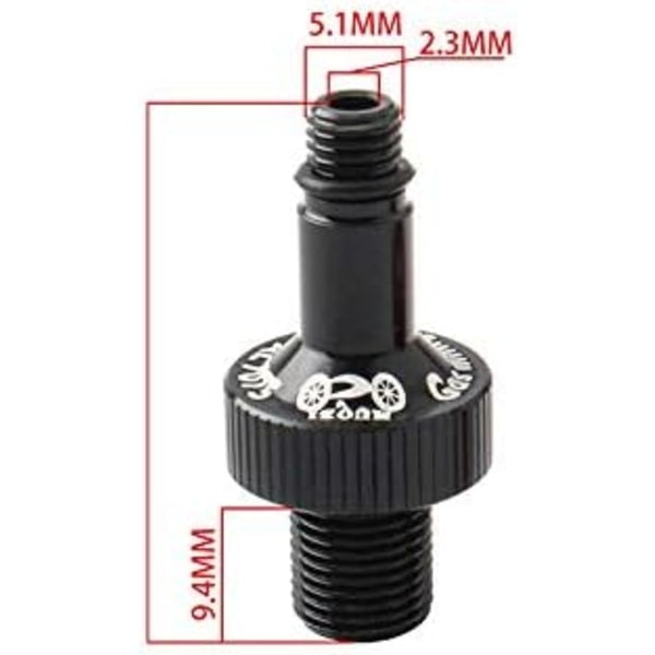 IC Bagerstegsdæmper Luftventil Adapter Universal MTB-værktøj Udskiftning