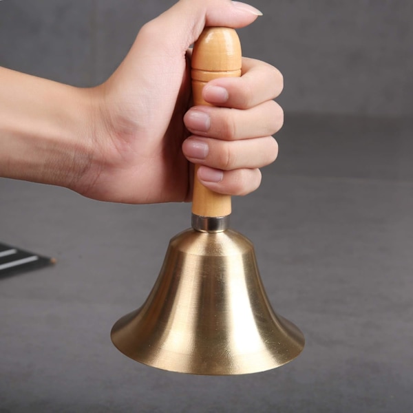 Super Hög Solid Mässing Handklocka (4 Tum)