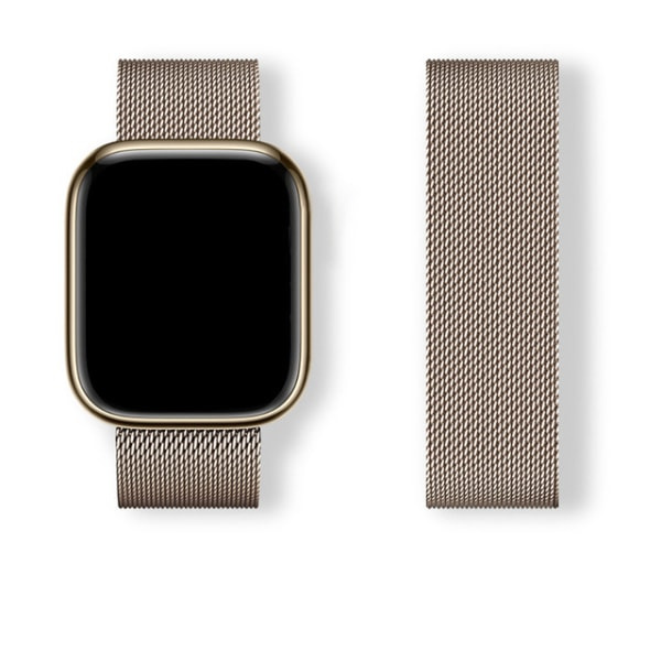 IC Urrem til Apple Watch 8/7/6 Apple, Urrem i rustfrit stål Guld