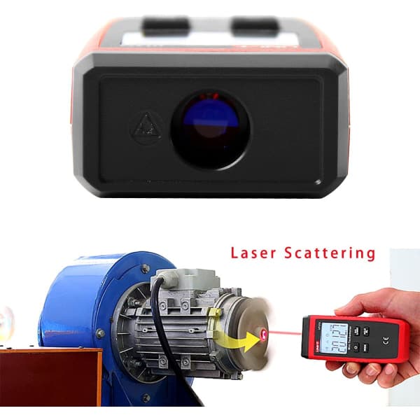 IC UNI-T UT373 Mini Digital Laser Omdreininger Teller LCD-skjerm