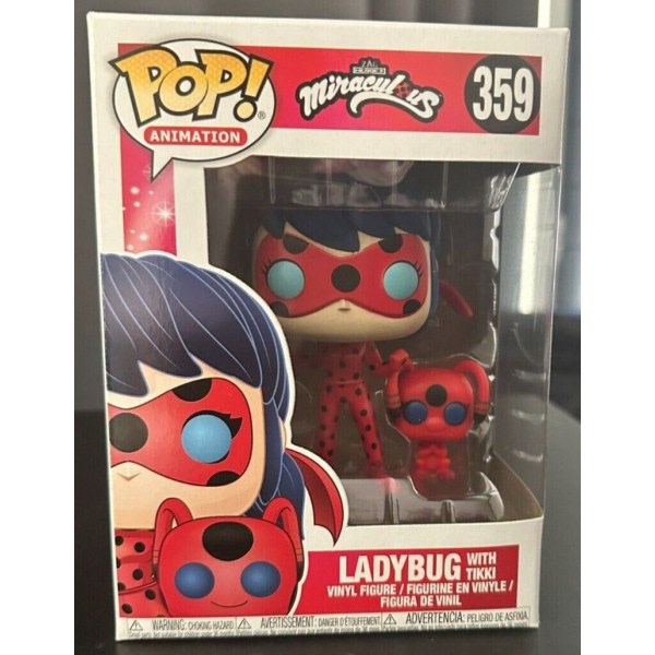 Funko Pop! Vinyl W/P Animasjon Miraculous Ladybug og Cat Noir POP 359#&POP 360# POP 360