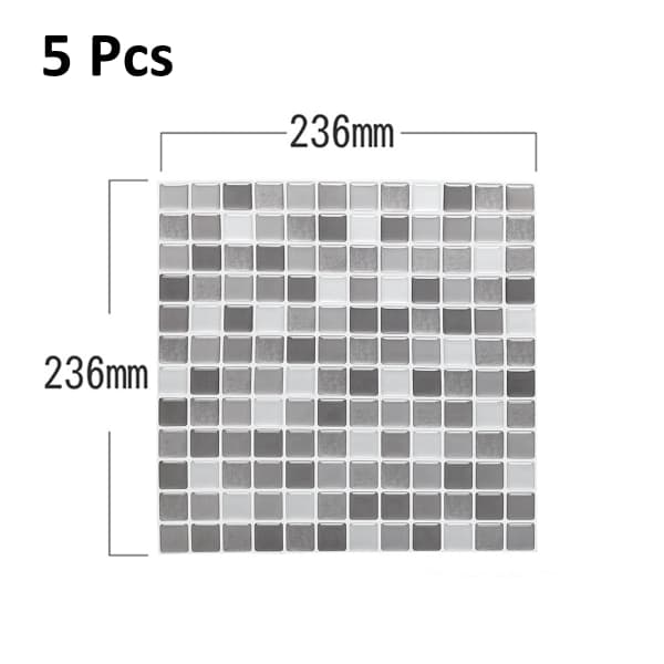 IC 5 kpl seinätarraa itseliimautuva 3d droppplast seinätarra