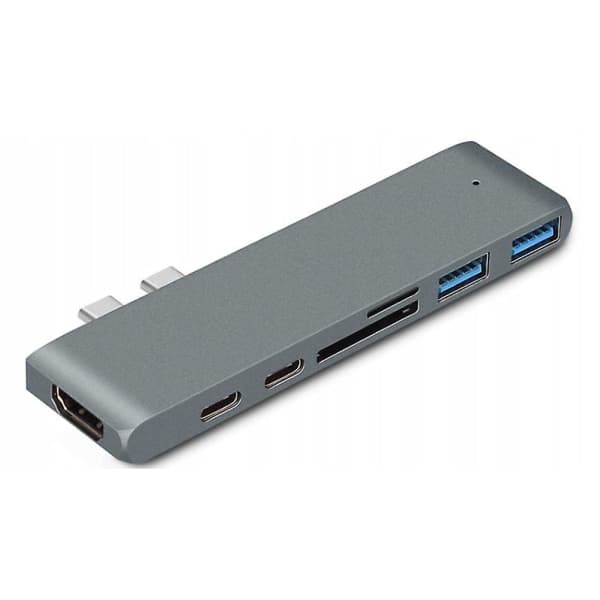 USB Type-C Hub Dock til Macbook Pro Air Adapter 4k Hdtv Hub USB 3.0 Kortlæser Dockingstation til bærbar computer USB Hub