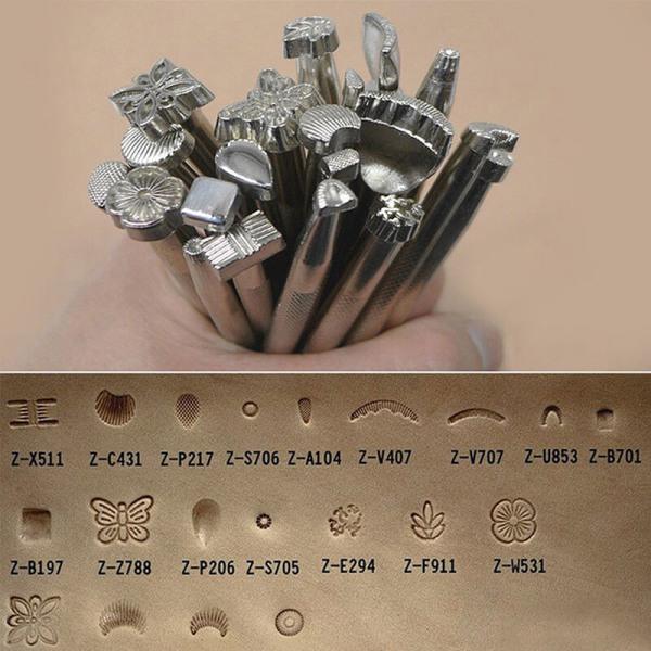 IC JD-1599 (24 tyyliä) 935g kultaveisto nahkaveisto työsatula valmistus vetävä kynä nahkaveisto vasara