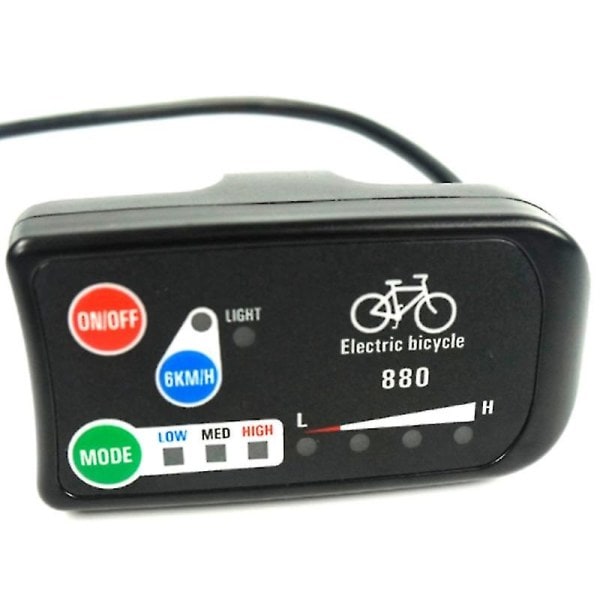 IC CNE Elcykel Display 36v 48v Ebike Led880 Cont