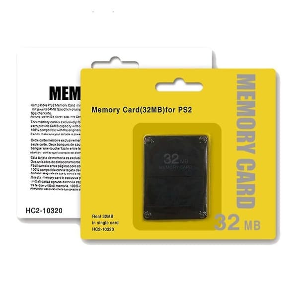 IC Hukommelseskort Hukommelsesudvidelseskort til PS2 Sort, 256mb
