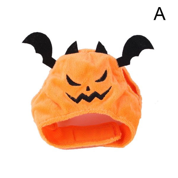IC Söt Pumpa Hatt Halloween Katt Bat Hat Dress Up Huvudbonad Sm orange One-size